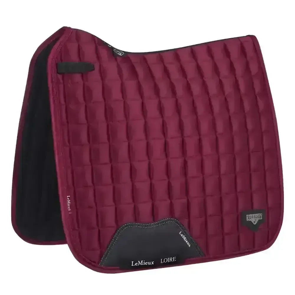 LeMieux Prosport Loire Classic Dressage Square Mulberry Large Dressage Saddle Pads