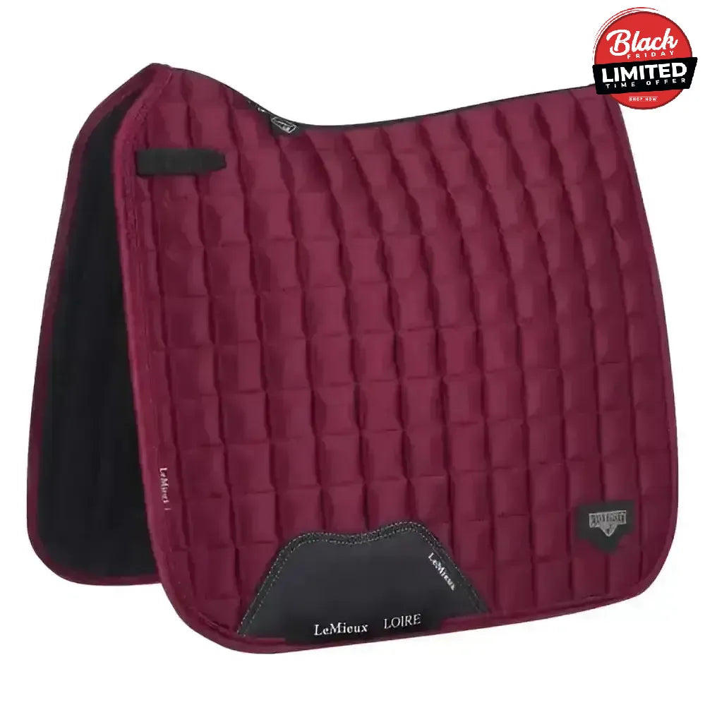 LeMieux Prosport Loire Classic Dressage Square Mulberry Large Dressage Saddle Pads