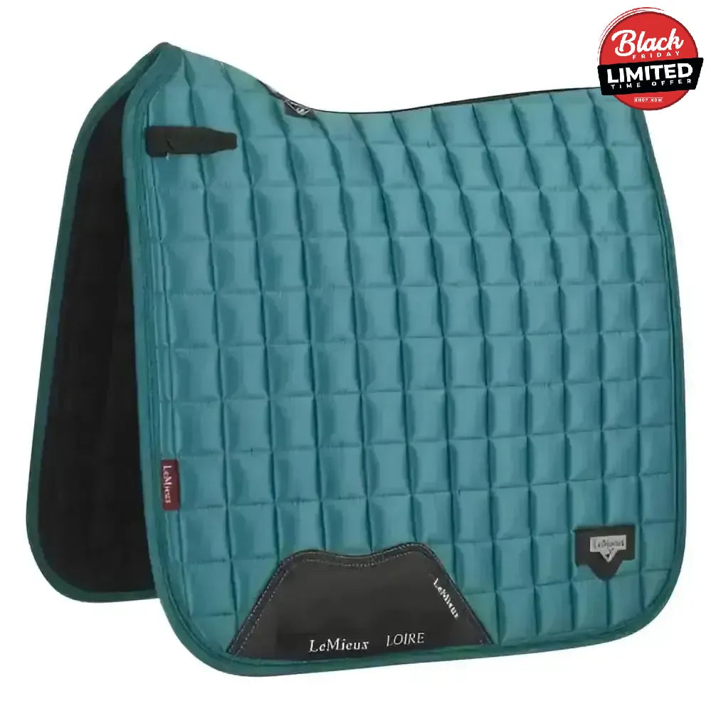 LeMieux Prosport Loire Classic Dressage Square Peacock Large Dressage Saddle Pads