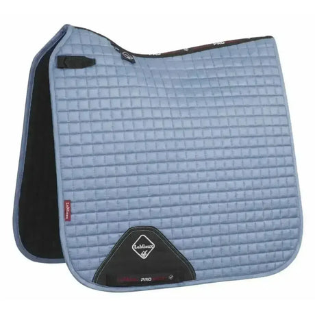 LeMieux Prosport Suede Dressage Square Ice Blue Large Dressage Saddle Pads