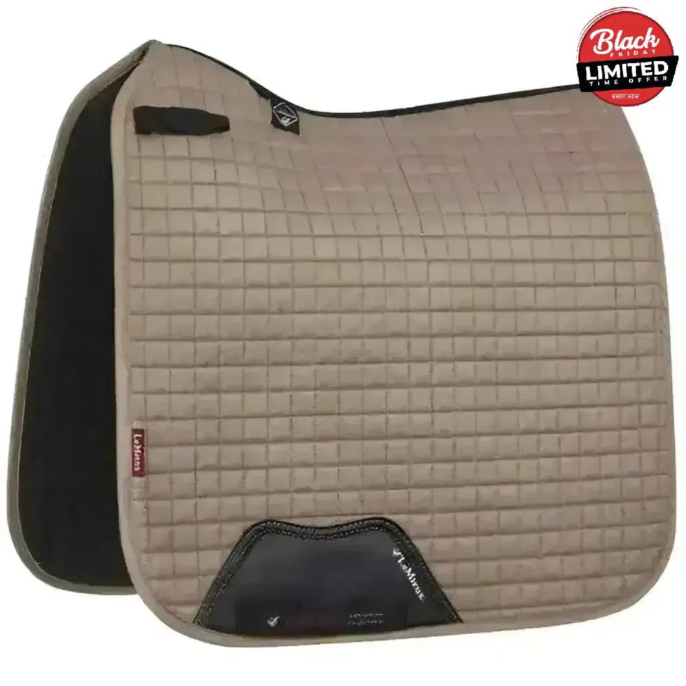 LeMieux Prosport Suede Dressage Square Mink Small/Medium Dressage Saddle Pads