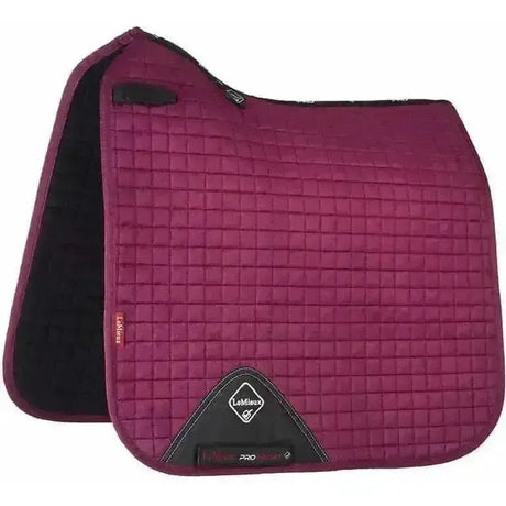 LeMieux Prosport Suede Dressage Square Plum Small/Medium Dressage Saddle Pads