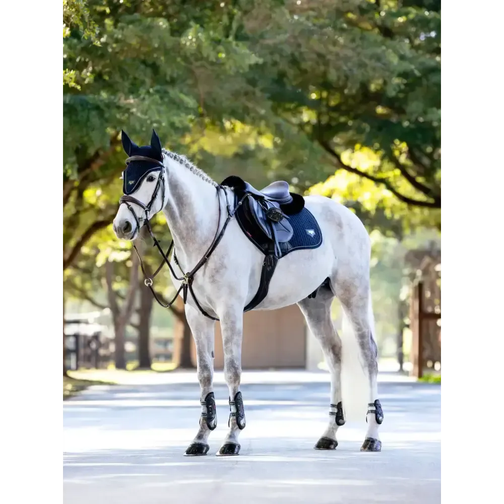 LeMieux Puissance Suede CC Pad Navy Navy Small/Medium Saddle Pads
