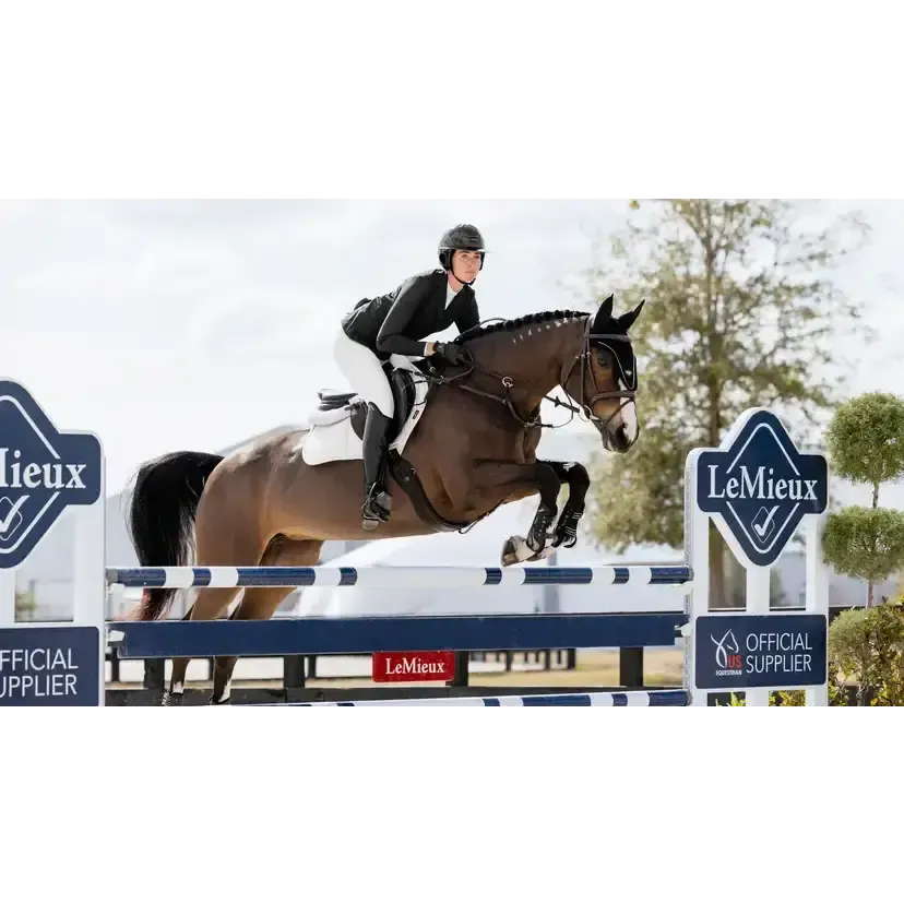 LeMieux Puissance Suede CC Pad White White Small/Medium Saddle Pads