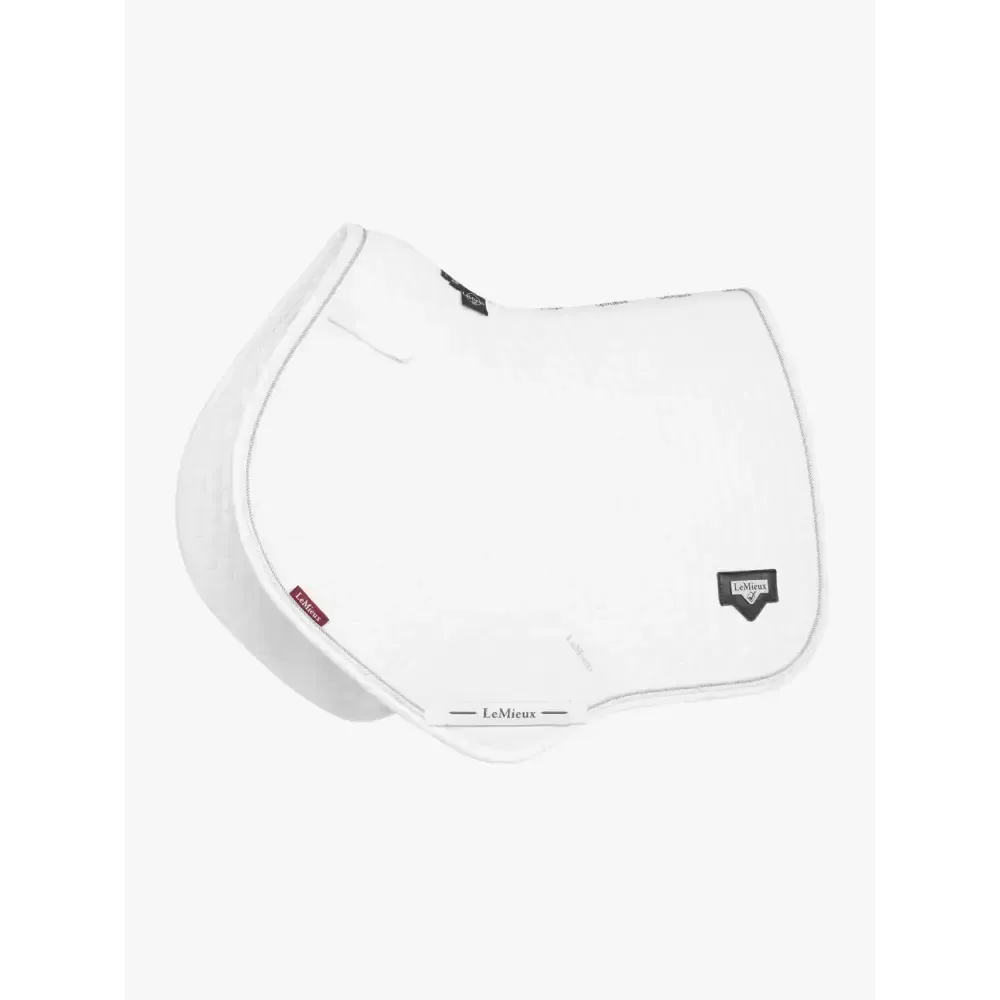 LeMieux Puissance Suede CC Pad White White Small/Medium Saddle Pads