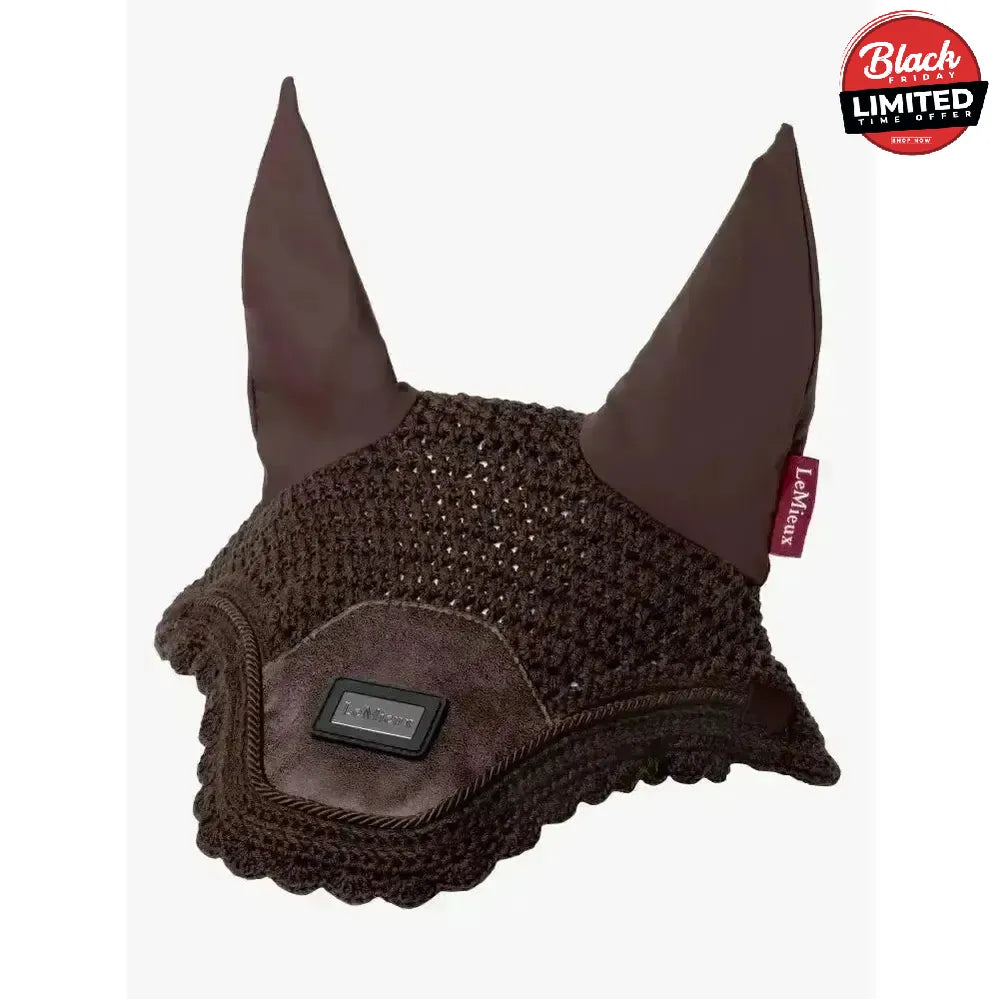 LeMieux Rhone Fly Hood Espresso Espresso Medium Horse Ear Bonnets