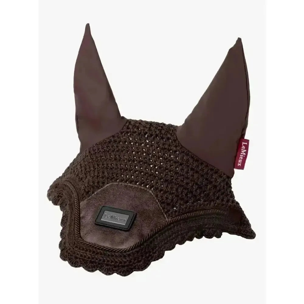 LeMieux Rhone Fly Hood Espresso Espresso Medium Horse Ear Bonnets