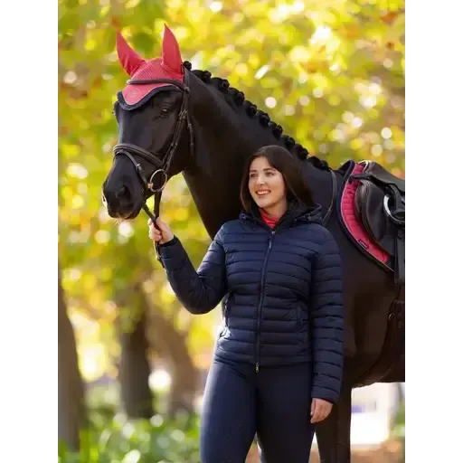 Lemieux Rose Hooded Puffer Jacket Navy Navy UK 6 Outdoor Jackets