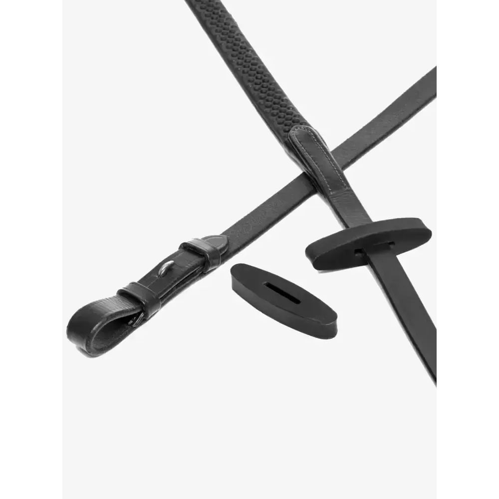 LeMieux Rubber Rein Stoppers Brown One Size Brown Rein Stops