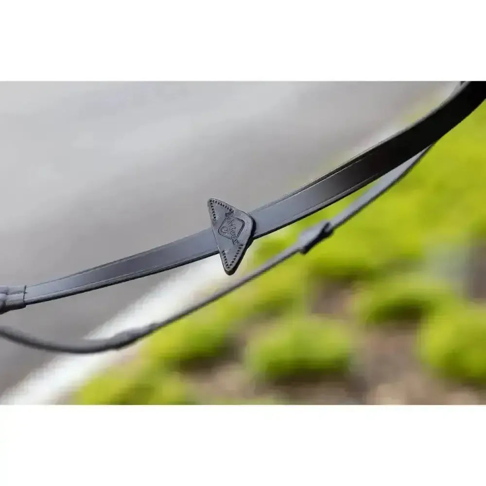 LeMieux Rubber Reins Black Cob Reins