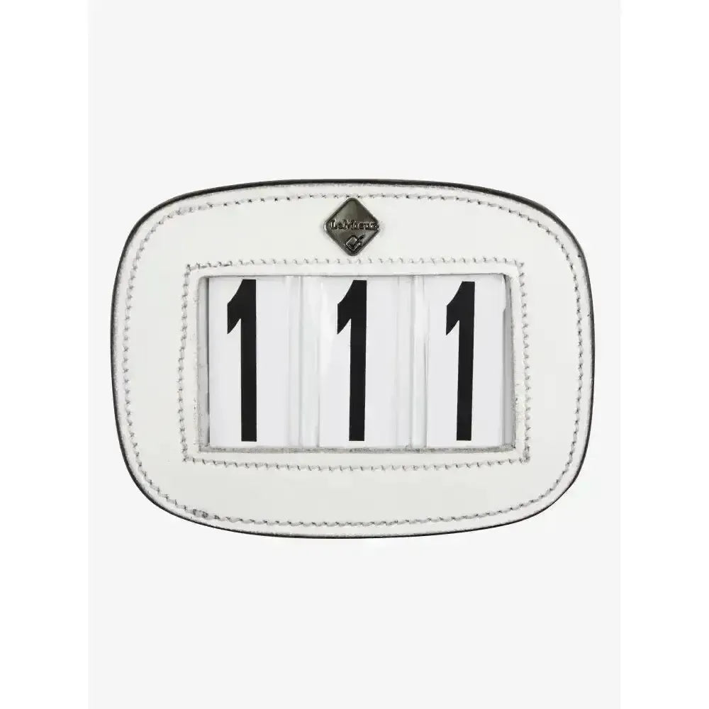 LeMieux Saddle Number Holder White White Number Holders