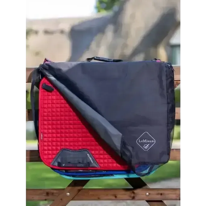 LeMieux Saddle Pad Bag Black One Size Black Saddle Bags