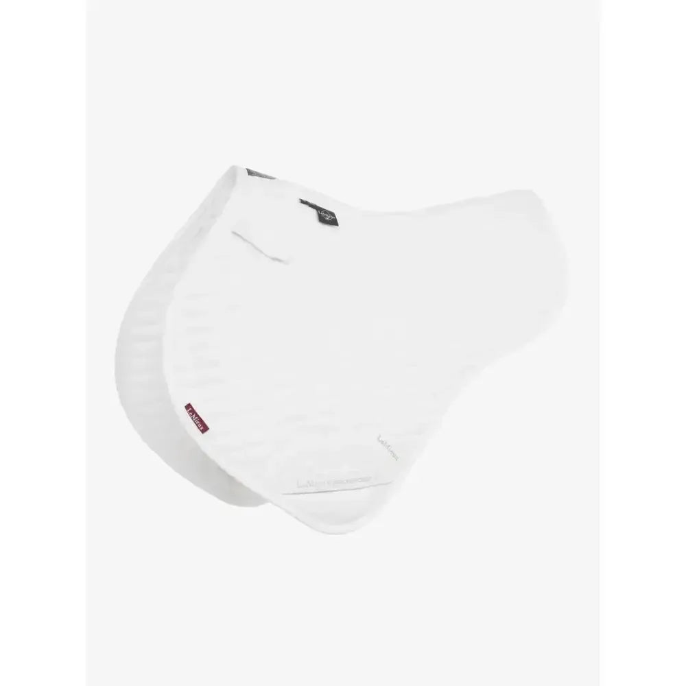 LeMieux Self-Cool Close Contact Half Square White White Large Saddle Pads
