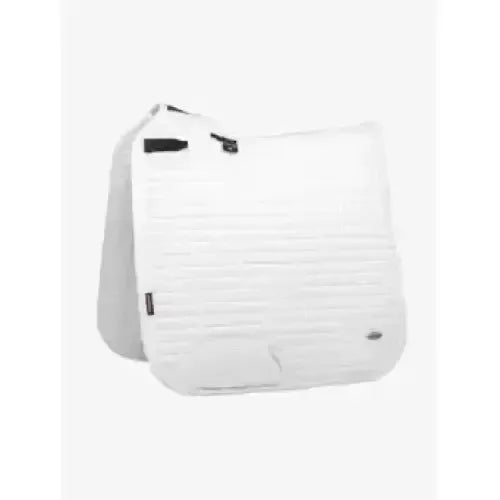 LeMieux Self-Cool Dressage Square Arctic White Large White Dressage Saddle Pads