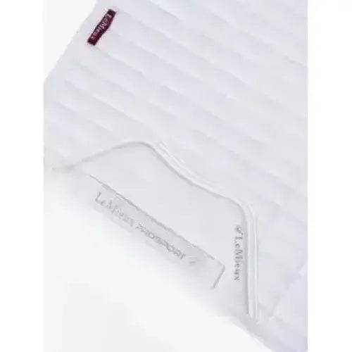 LeMieux Self-Cool Dressage Square Arctic White Large White Dressage Saddle Pads