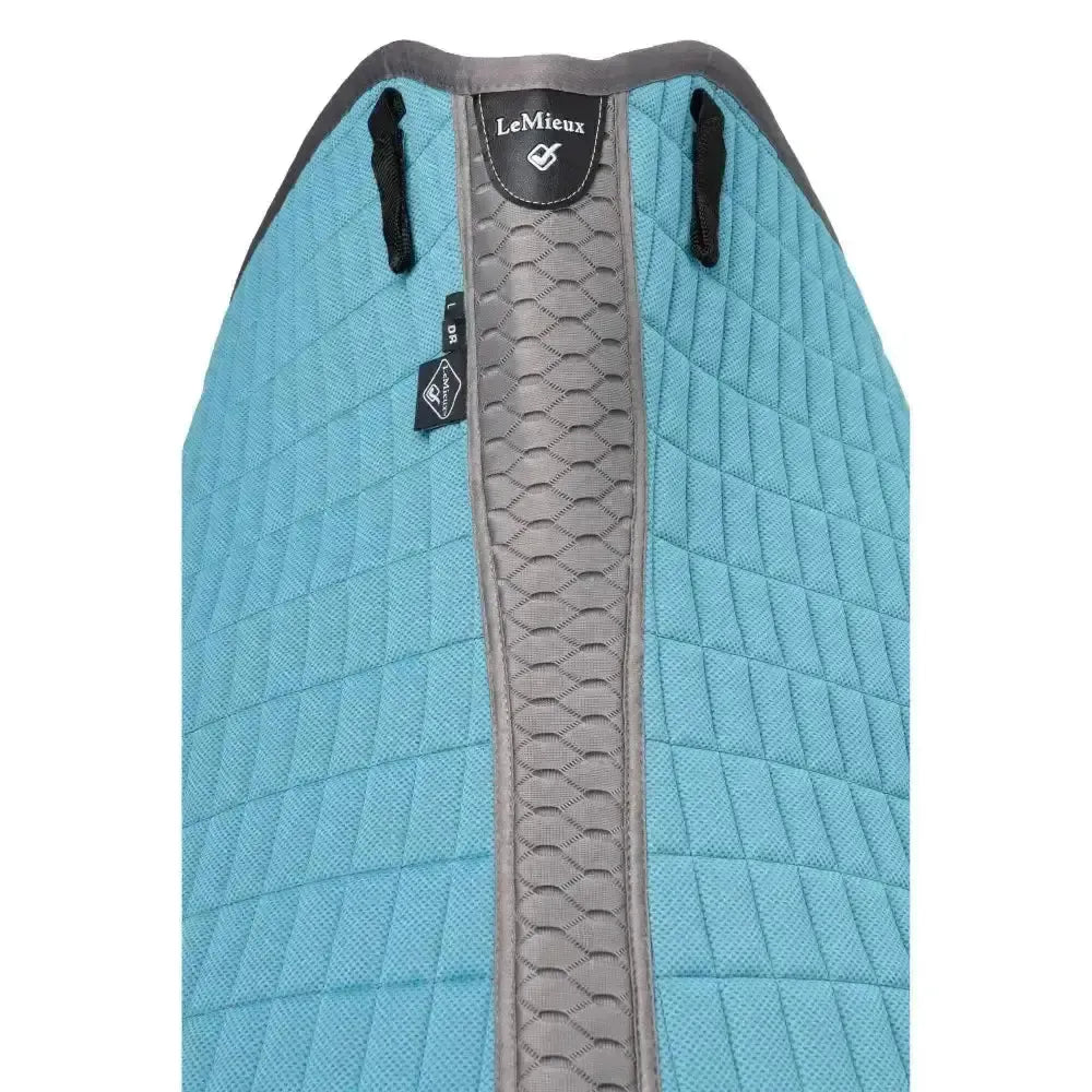 LeMieux Self-Cool Dressage Square Cool Blue Cool Blue Large Dressage Saddle Pads