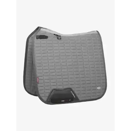 LeMieux Self-Cool Dressage Square Polar Grey Large Grey Dressage Saddle Pads