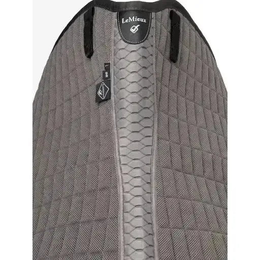 LeMieux Self-Cool Dressage Square Polar Grey Large Grey Dressage Saddle Pads