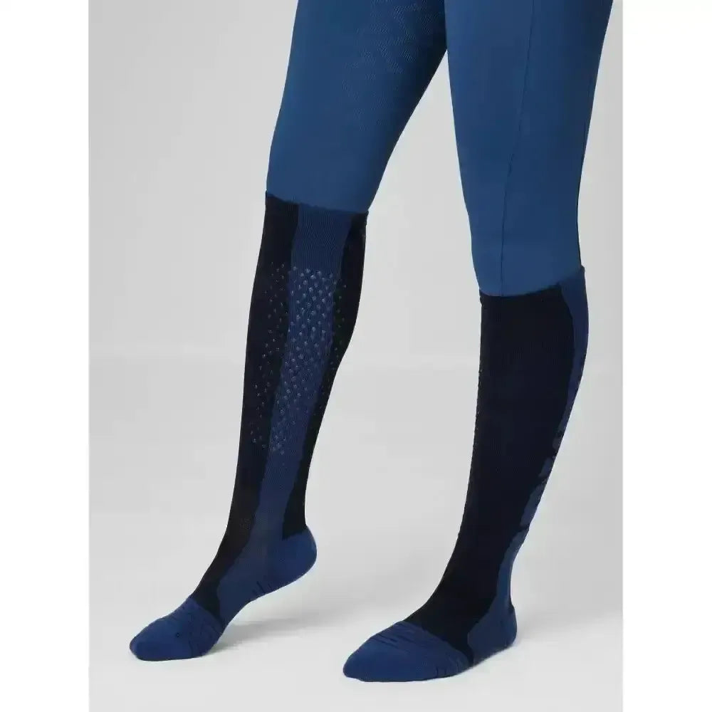 LeMieux Silicone Performance Sock Navy Junior Riding Socks