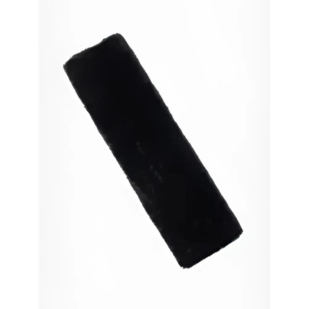 Black plush velvet headband for lemieux simuwool dressage cushioned faux lambswool girth sleeve black use