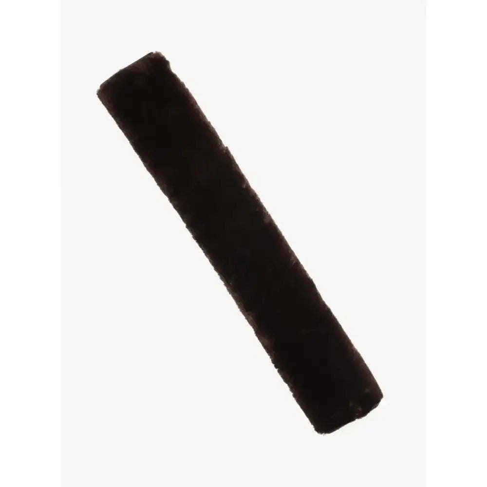 Black faux fur roller cover for lemieux simuwool gp slip cushioned faux lambswool girth sleeve for horse comfort