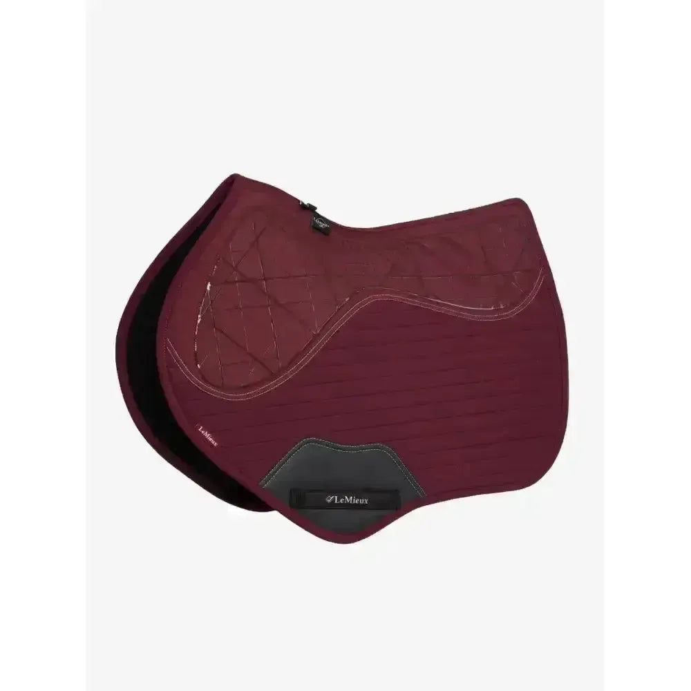 LeMieux Soft Shell Anti Slip Close Contact Square Burgundy Large Burgundy Saddle Pads