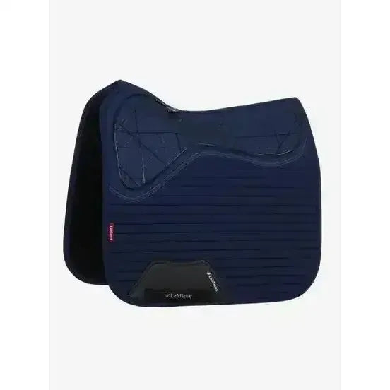 LeMieux Soft Shell Anti Slip Dressage Square Navy One Size Navy Dressage Saddle Pads