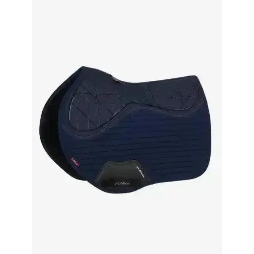 LeMieux Soft Shell Anti Slip EuroJump Square Navy Navy Saddle Pads