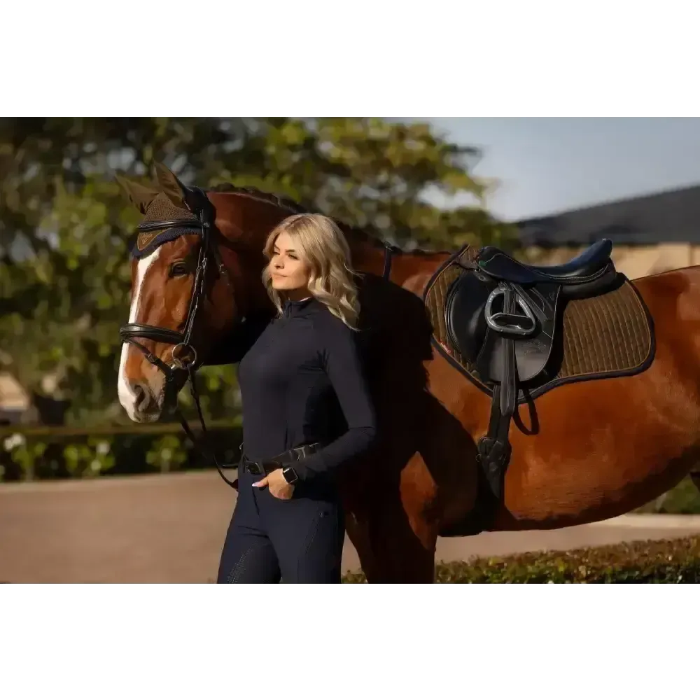 Lemieux Suede Close Contact Square Alpine Small/Medium Alpine Saddle Pads