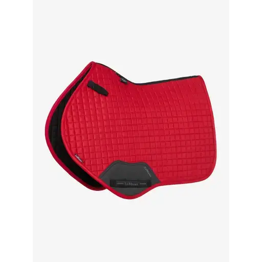 LeMieux Suede Close Contact Square Chilli Chilli Small/Medium Saddle Pads