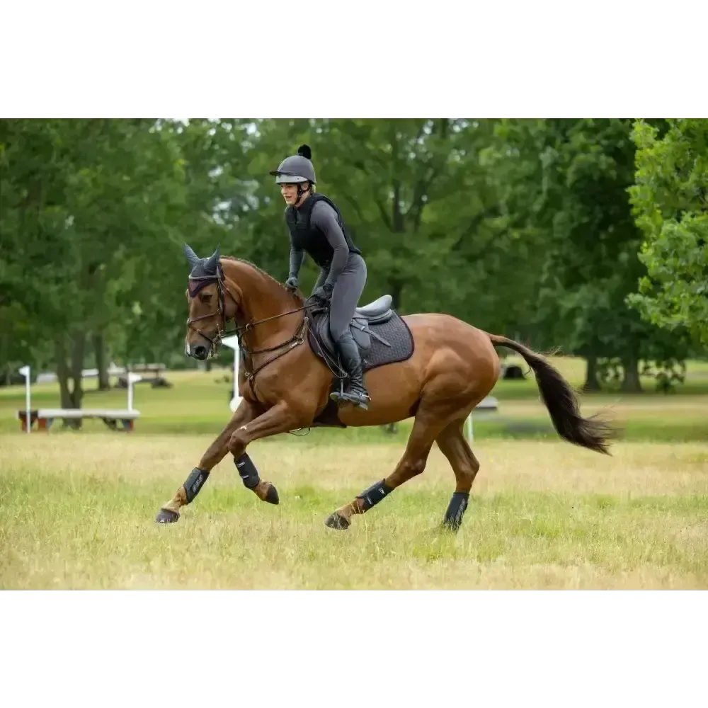 Lemieux Suede Close Contact Square Cinder Small/Medium Cinder Saddle Pads