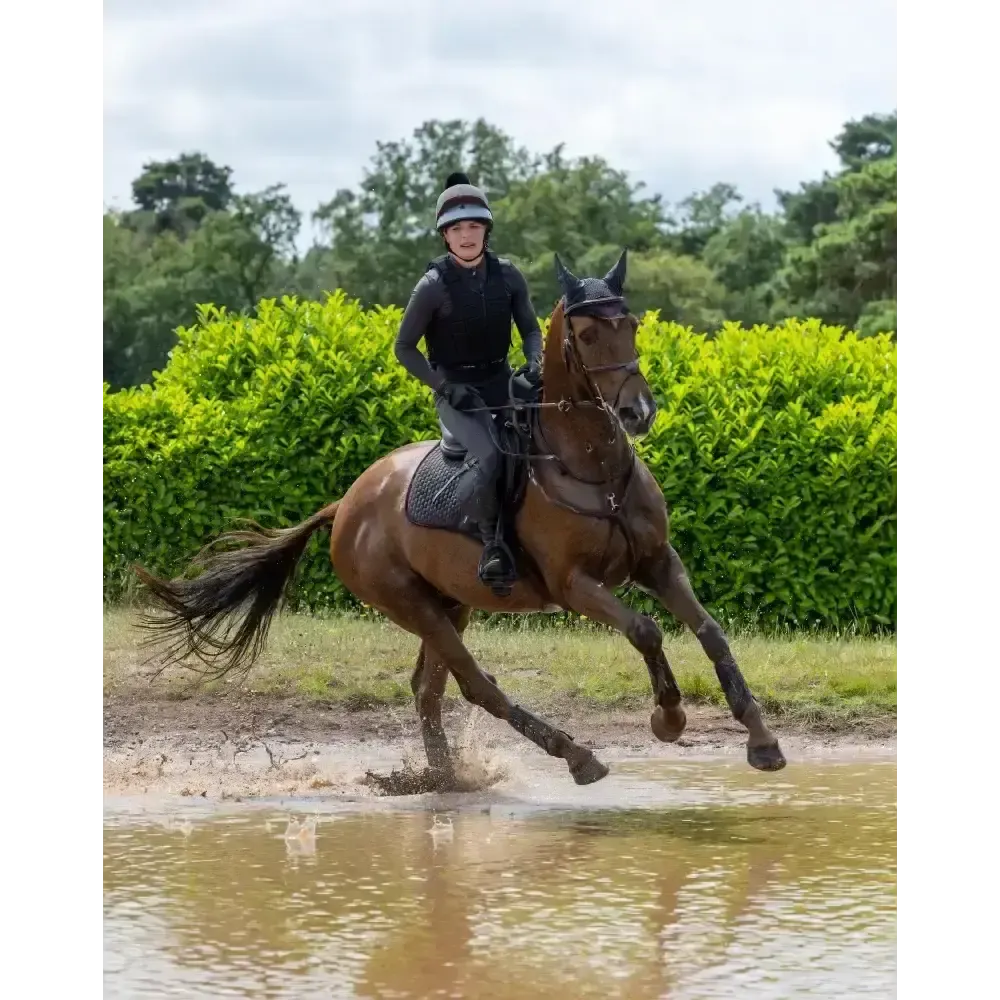 Lemieux Suede Close Contact Square Cinder Small/Medium Cinder Saddle Pads