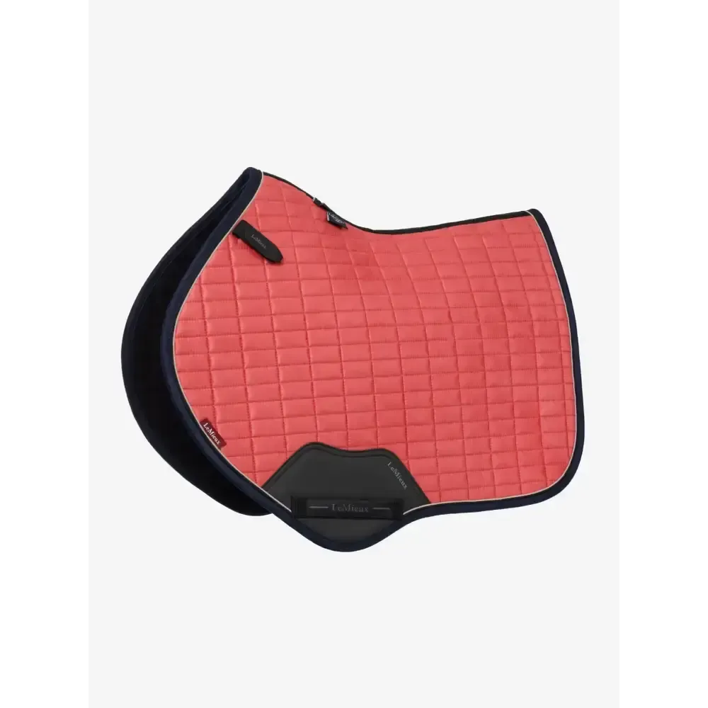 Lemieux Suede Close Contact Square Cranberry Cranberry Small/Medium Saddle Pads