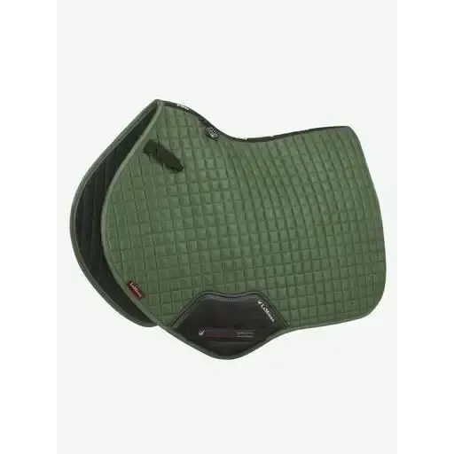 LeMieux Suede Close Contact Square Hunter Green Hunter Green Small/Medium Saddle Pads