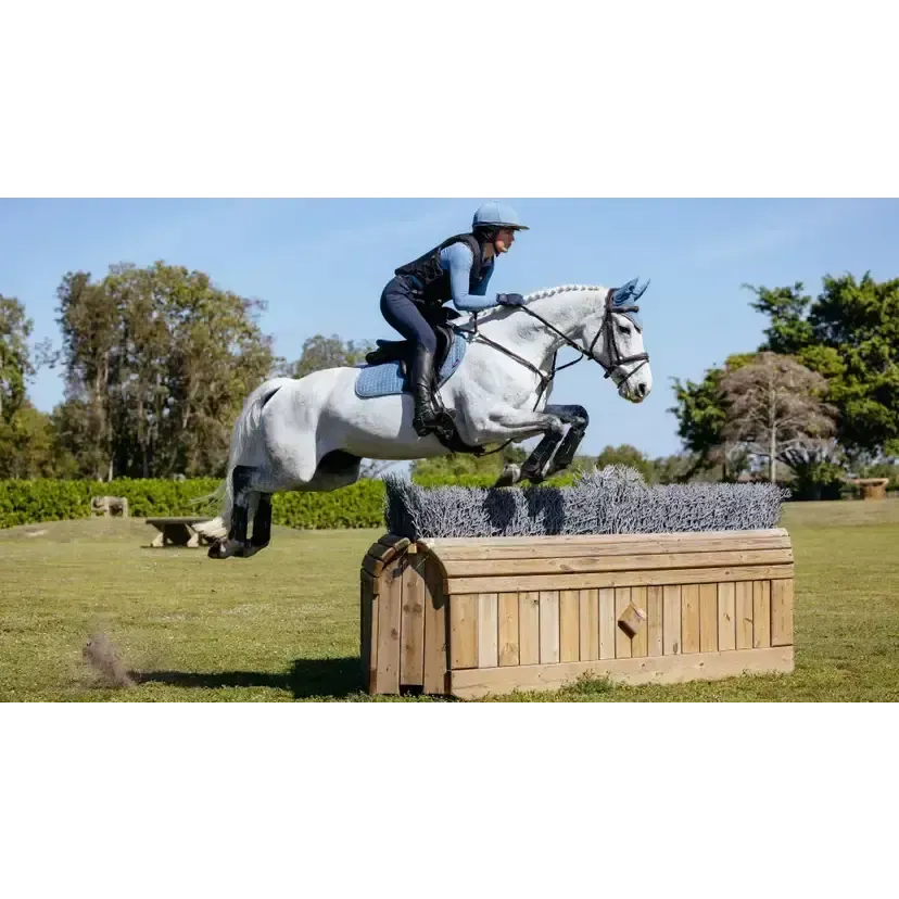 LeMieux Suede Close Contact Square Ice Blue Ice Blue Small/Medium Saddle Pads