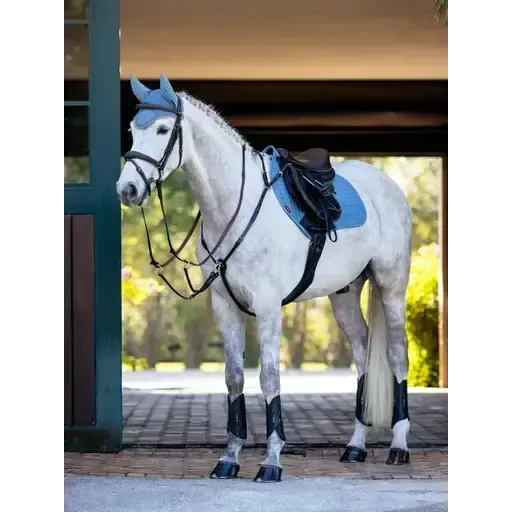 LeMieux Suede Close Contact Square Ice Blue Ice Blue Small/Medium Saddle Pads