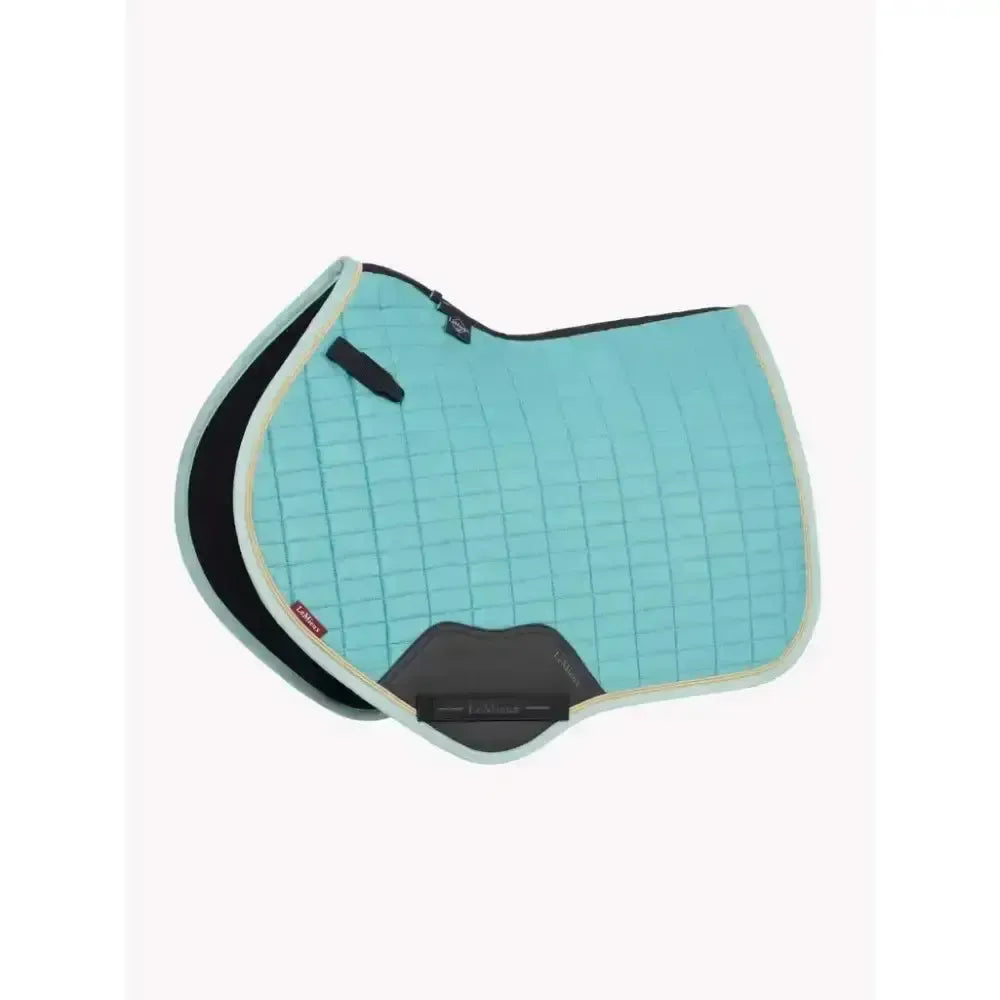 Lemieux Suede Close Contact Square Lagoon Lagoon Large Saddle Pads