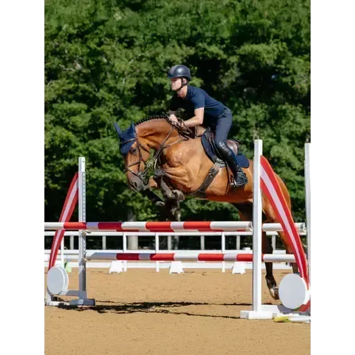 LeMieux Suede Close Contact Square Navy Navy Small/Medium Saddle Pads