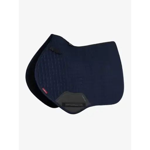 LeMieux Suede Close Contact Square Navy Navy Small/Medium Saddle Pads