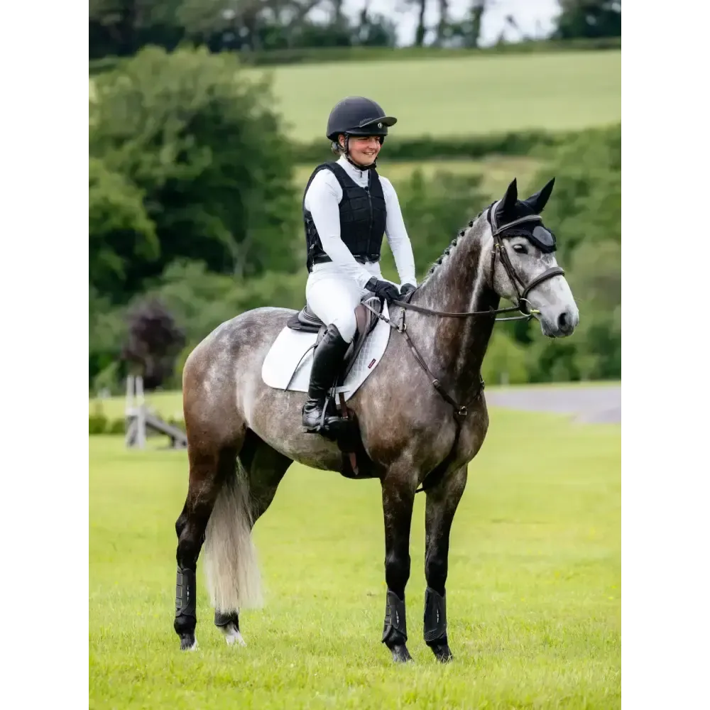 LeMieux Suede Close Contact Square White White Small/Medium Saddle Pads