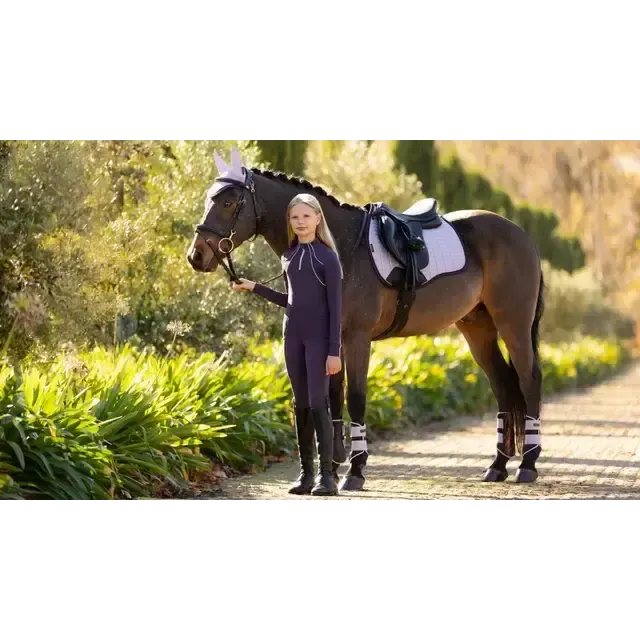 Lemieux Suede GP Square Lilac Lilac Small/Medium Saddle Pads