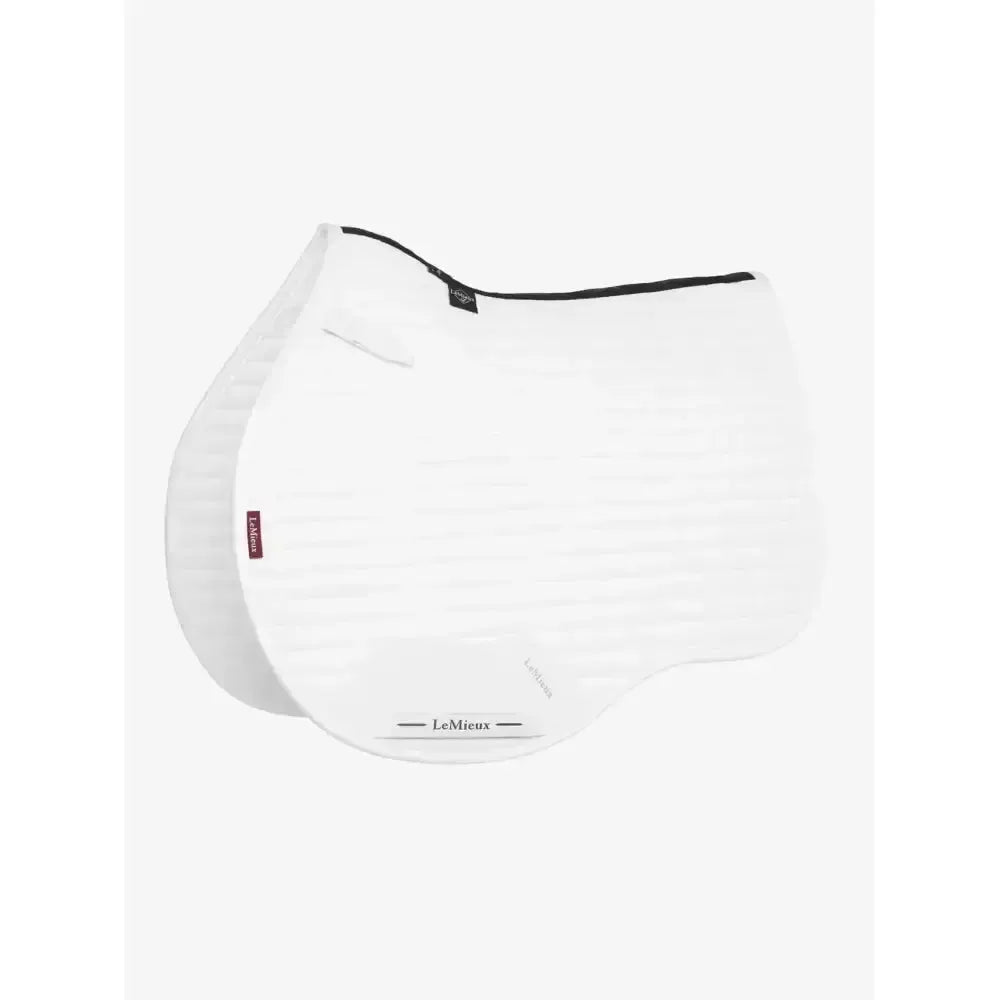 LeMieux Suede GP Square White White Large Saddle Pads