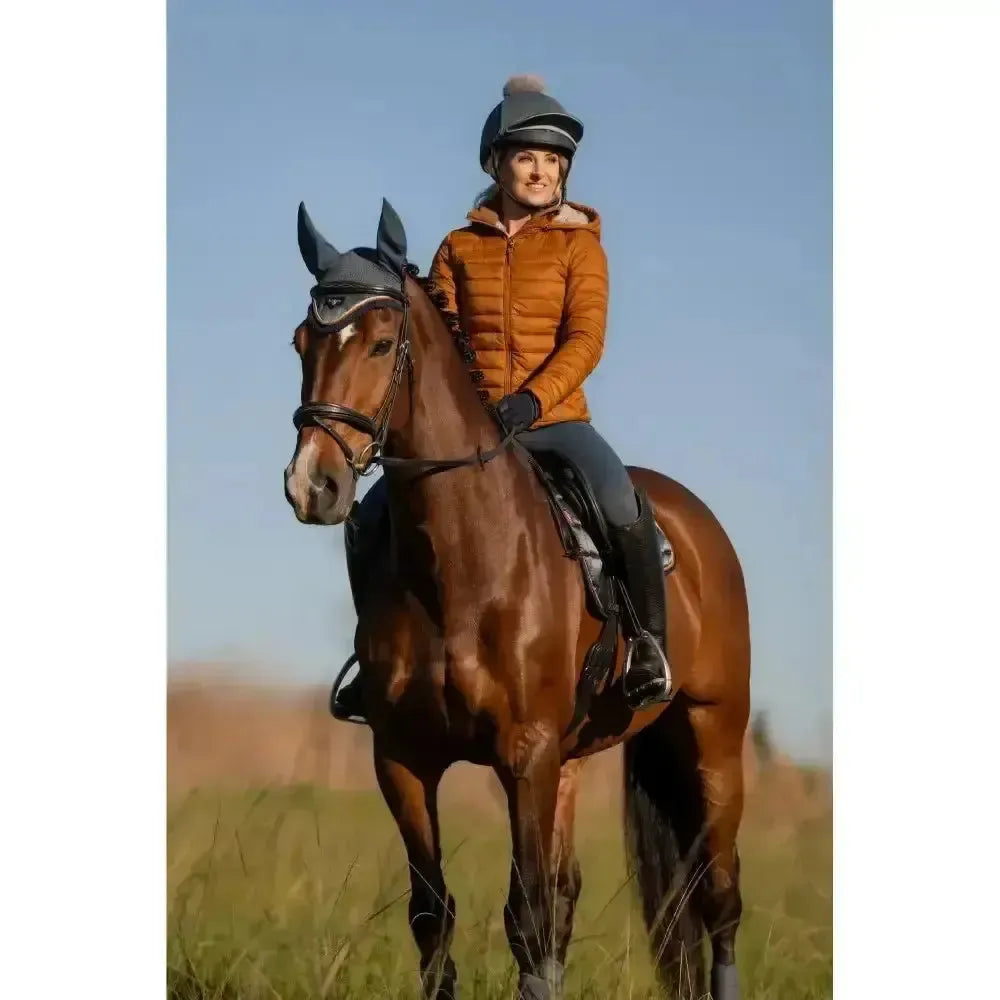 Lemieux Tilly Hooded Puffer Jacket Ginger UK 8 Ginger Coats & Jackets