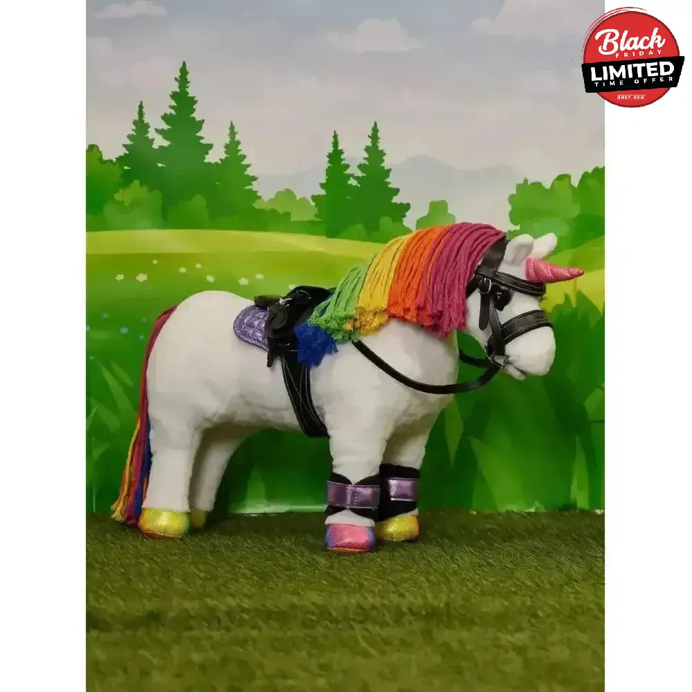 LeMieux Toy Pony Boots Purple Shimmer Toy Pony Accessories