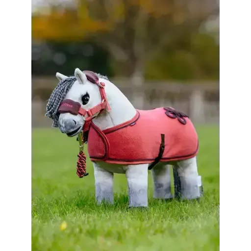 Lemieux Toy Pony Rug Cranberry Cranberry One Size Toy Pony Accessories