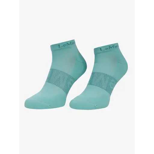 Lemieux Trainer Socks 3 Pack Rosewood/Dusk/Aqua Rosewood/Dusk/Aqua Small Trainer Socks