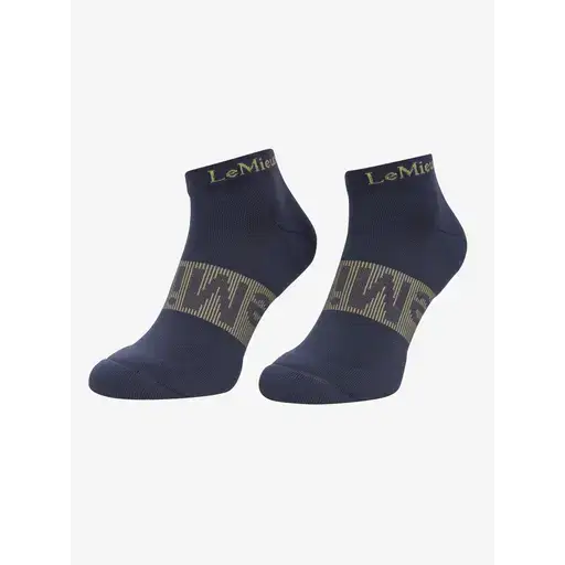 Lemieux Trainer Socks 3 Pack Rosewood/Dusk/Aqua Rosewood/Dusk/Aqua Small Trainer Socks