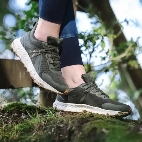 LeMieux Trax Waterproof Trainer Khaki 4 Trainers