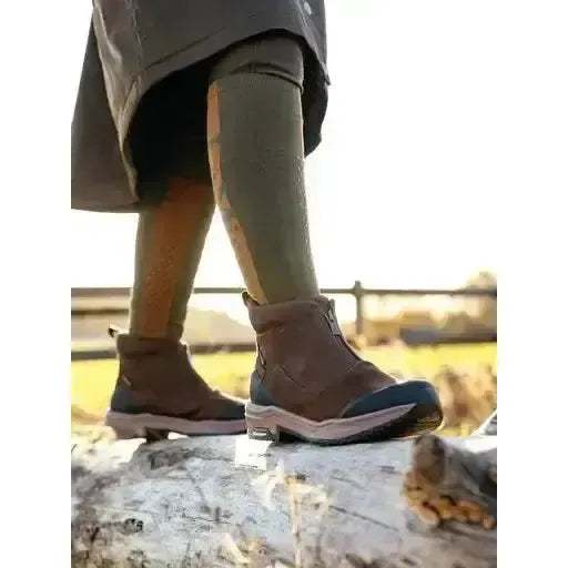 Lemieux Trex Waterproof Zip Boots Brown UK4 Brown Short Yard Boots