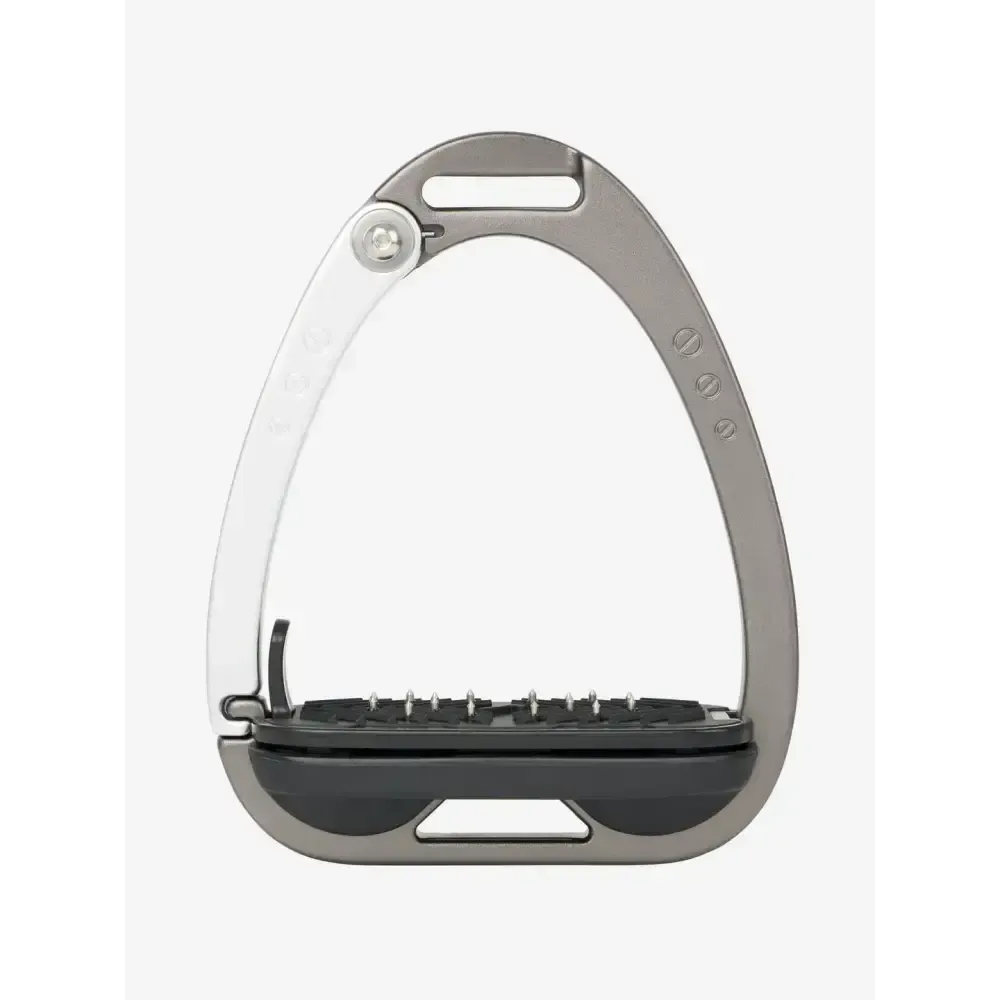 LeMieux Vector Control Stirrup Carbon/Silver One Size Carbon/Silver Safety Stirrups